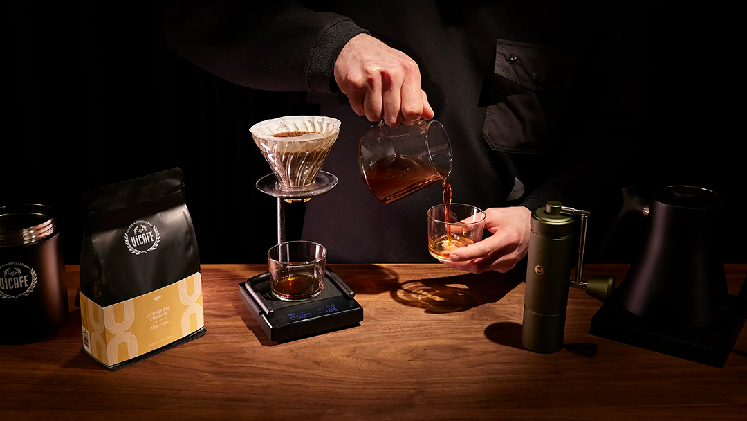 ViCAFE Kaffeezubehör: Handmühle, Tamper, Waage und Filterequipment für die Zubereitung von Specialty Coffee zu Hause
