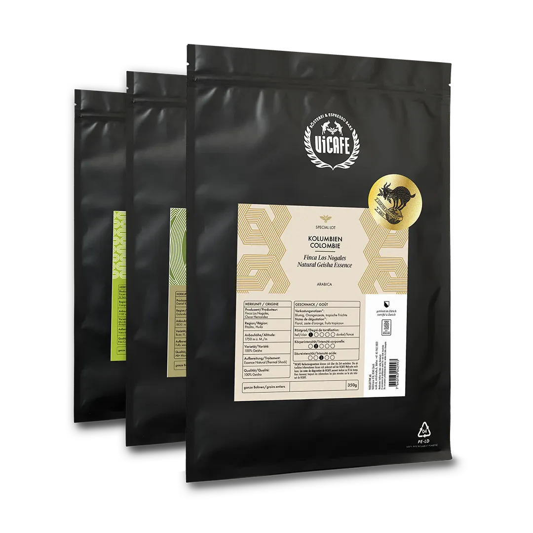 ViCAFE Coffee Discovery Subscription – Specialty Coffee Abo mit wechselnden Raritäten, alle zwei Monate frisch in Zürich geröstet und geliefert.